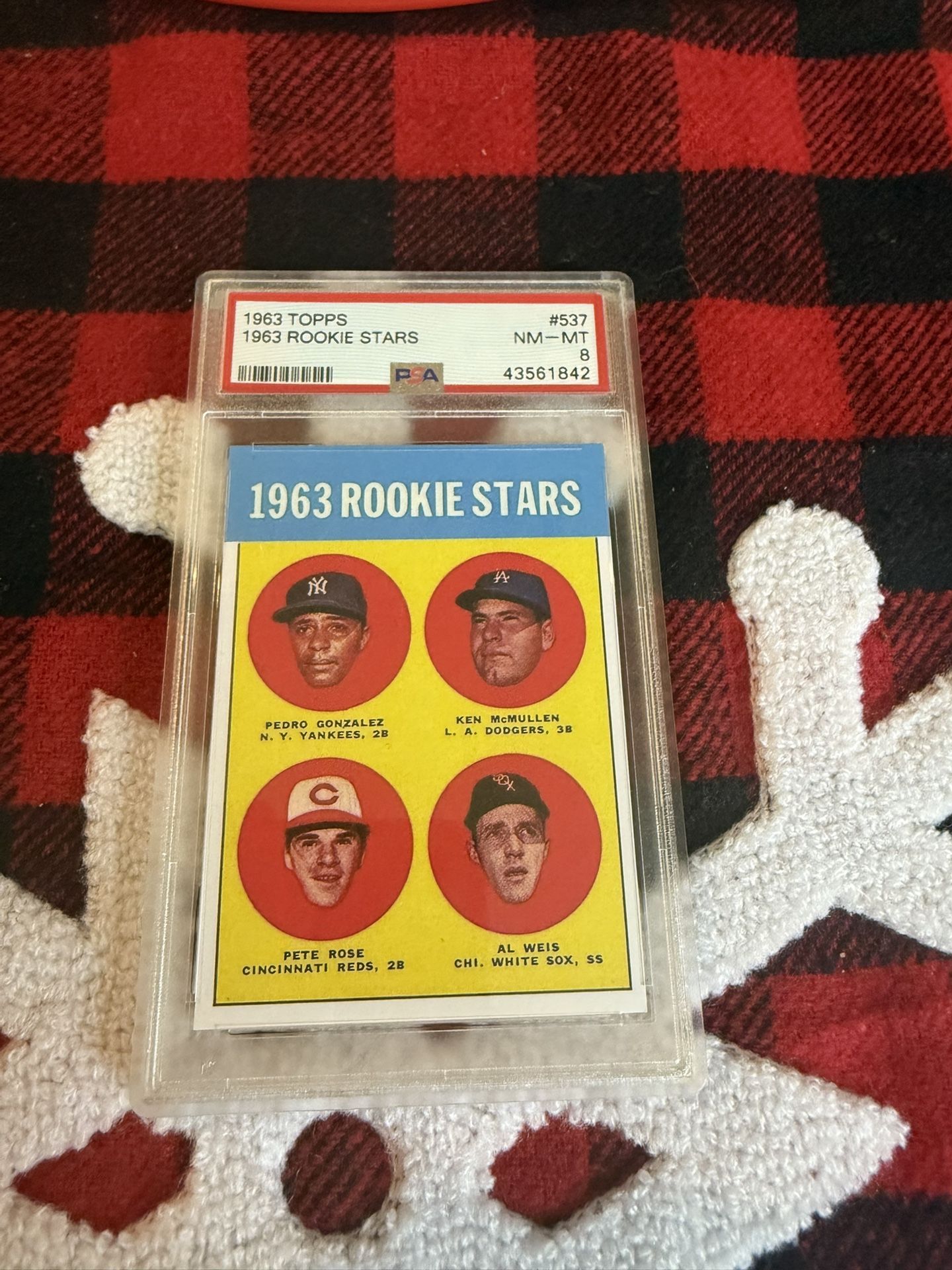 1963 Pete Rose Rookie Card