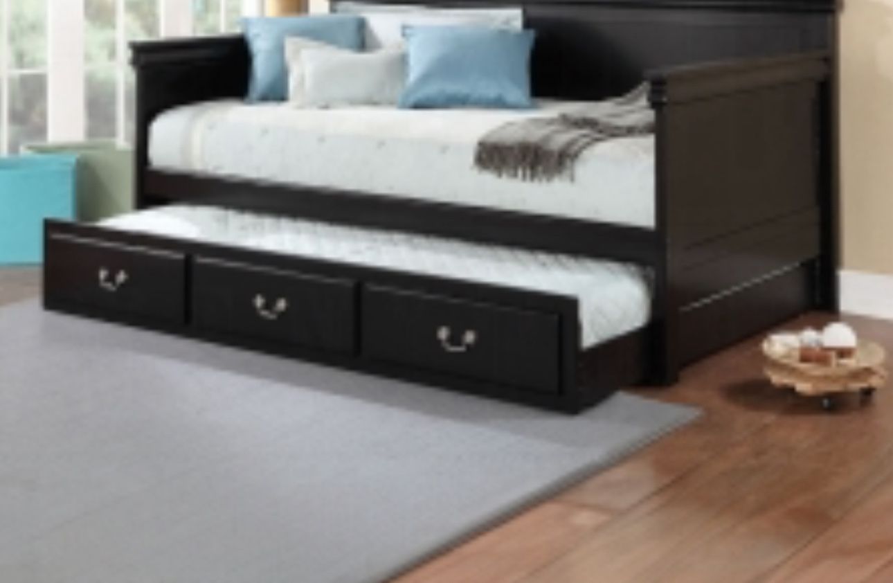 Hide Away Mattress Drawer With Rollers For Hidden Storage 