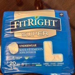 LG-Adult Disposable Pull Up Underwear-20 Pk