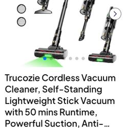 New Trucozie Cordless Vacuum