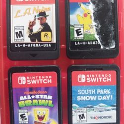 4 Nintendo Switch Games $30 Each