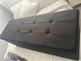 Black bench