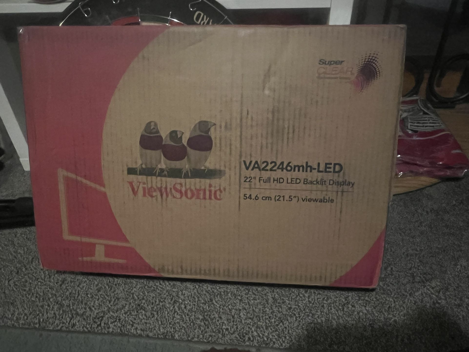 ViewSonic VA2246mh-Led Monitor Backlit Display 22”
