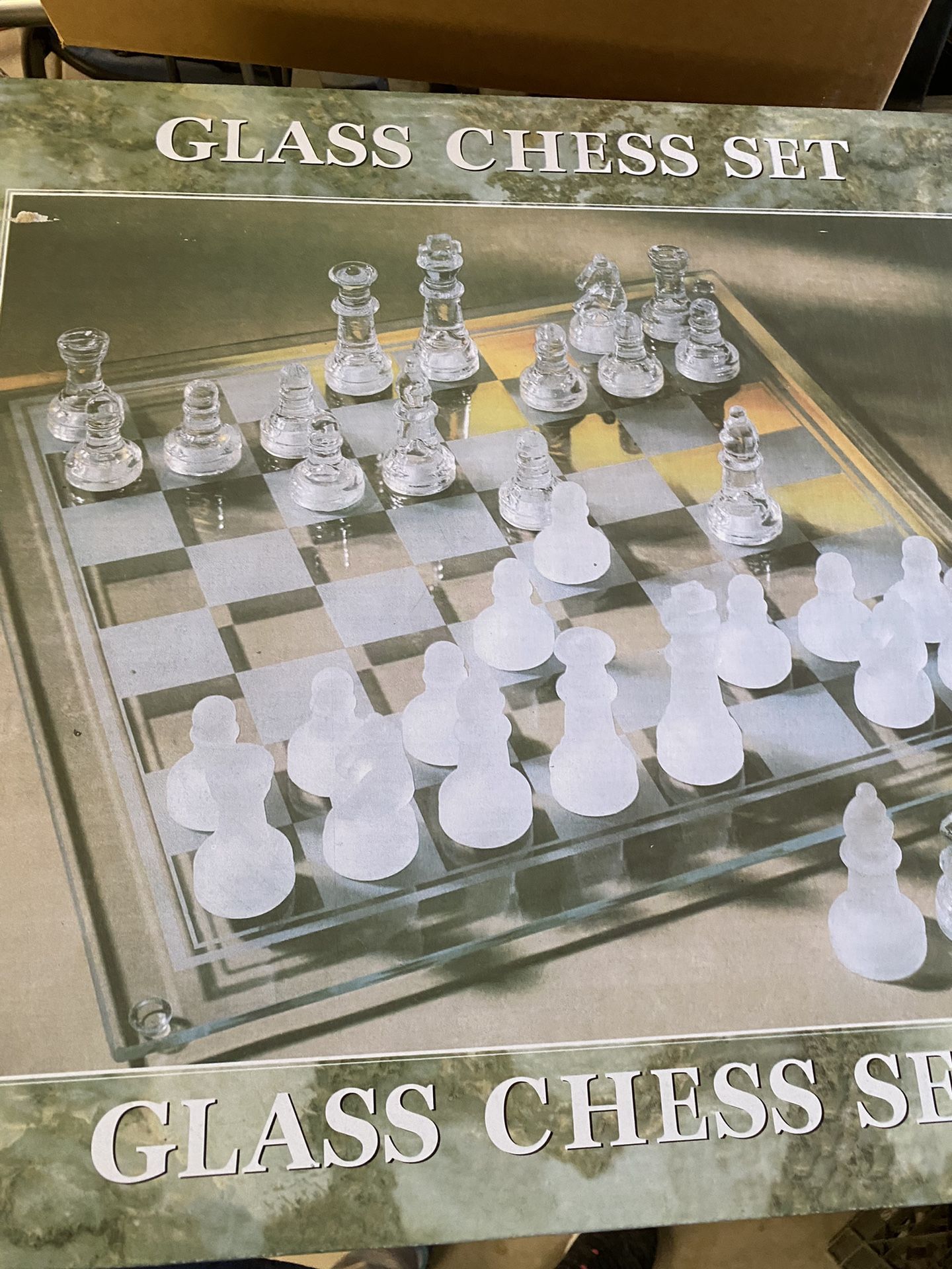 Glass Chess Set