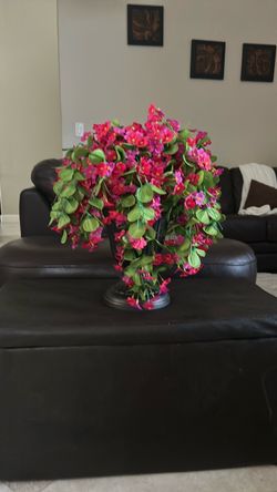 Silk flower arrangement