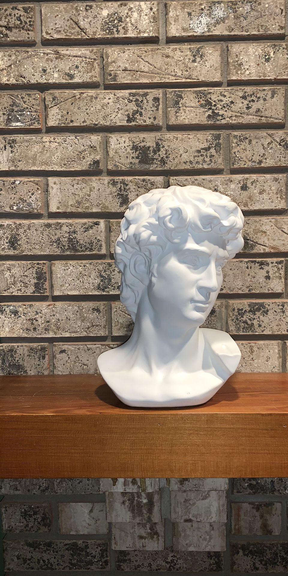 Greek Statue of David, Classic Roman Bust Greek Mythology Sculpture, 11”