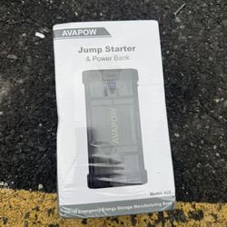 AVAPOW Car Battery Jump Starter 3000A Peak, Jumpstart with Force Start Function, Portable Starter