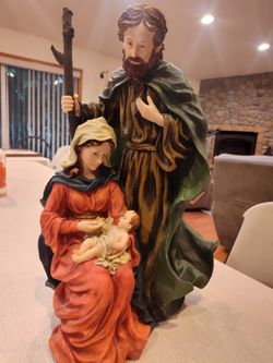 Mary, Joseph & Baby Jesus Statue