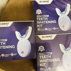 LED Teeth Whitening Kit - Carbamide Peroxde Sensitivity Free Formula - (3) Teeth Whitening Gel Pens 30+ Whitening Sessions - (1) Remineralization Gel 