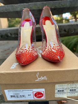 Christian Louboutin Degrastrass PVC 100 – Size 37