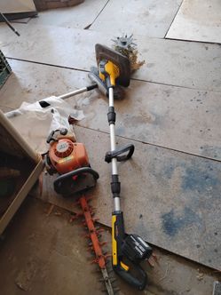 Battery powered tiller
