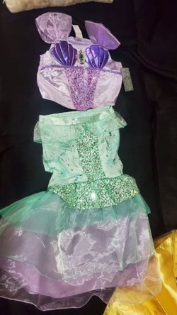 Disney Little Mermaid ariel costume size  9/10