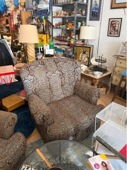 2 matching over sized 70’s stuff chairs!  Amazing deal!