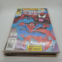Marvel Comics The Amazing Spiderman Maximum Carnage Set Spider-man Unlimited Spectacular Spiderman Web Of Spiderman 