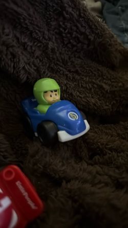 Little people blue wheelie