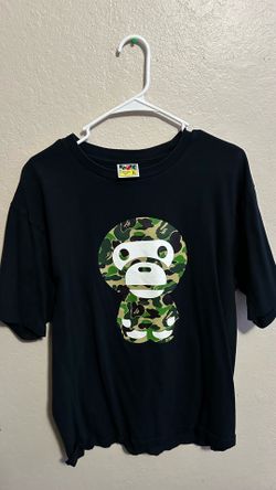 Bape t shirt big head camo size XL