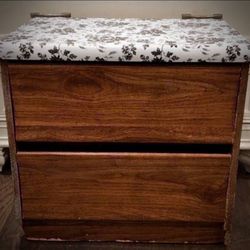 Vintage Nightstand Dresser Drawers