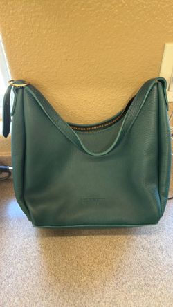 Portland Leather Handbag – Green – Like New – 12x9x5