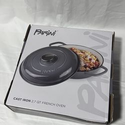 Parini Cast Iron Dutch Oven 2.7 Quart