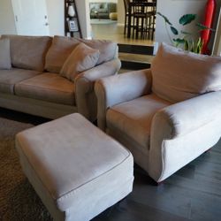 Broyhill Couch, Chair And Ottoman