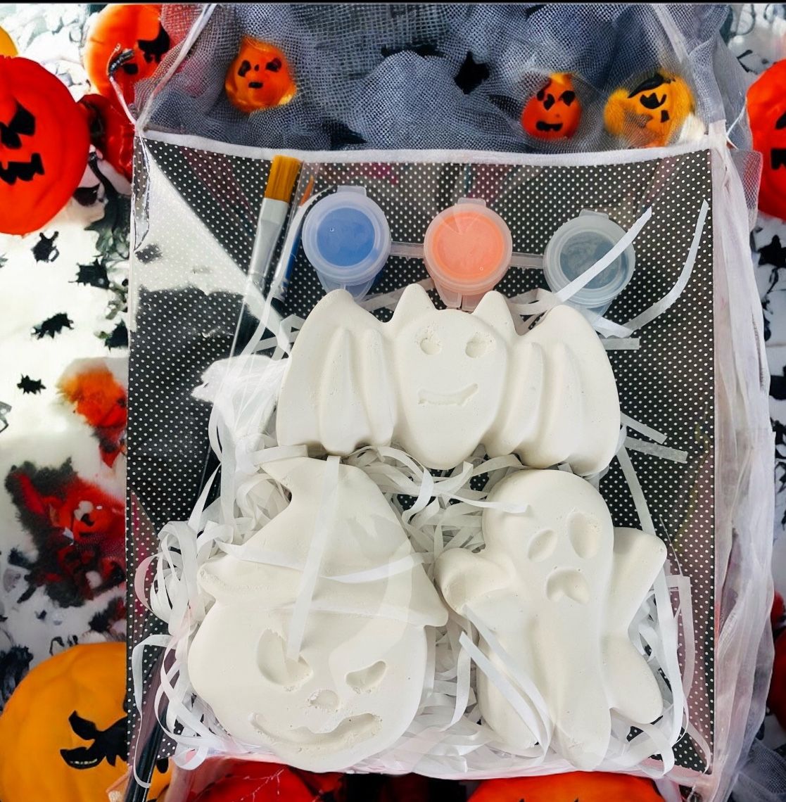 Halloween Gypsum Figures for Kids To Paint