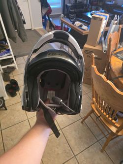 Flip Front Motorcycle Helmet with Mic