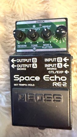 Roland space echo pedal
