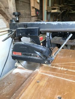 Craftsman 9” Radial Arm Saw