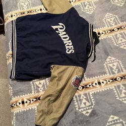 Original Official Lether Padres Jacket
