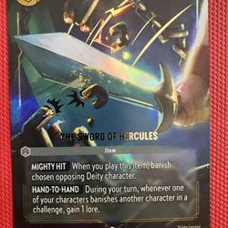 The Sword of Hercules (Enchanted) 240/204 - Disney Lorcana - NM Foil