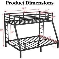 2Twin Xl Over Queen Bunk Bed Frames