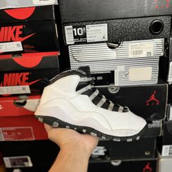 Jordan Steel 10s size 6.5Y  USED But Clean