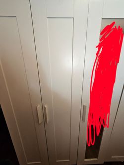 White IKEA dresser