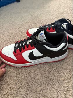 Nike Dunk Low EMB NBA 75th Anniversary Chicago Size 10