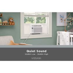 Vissani Air Conditioner 5,000BTU Window Unit Small ONLY $59!
