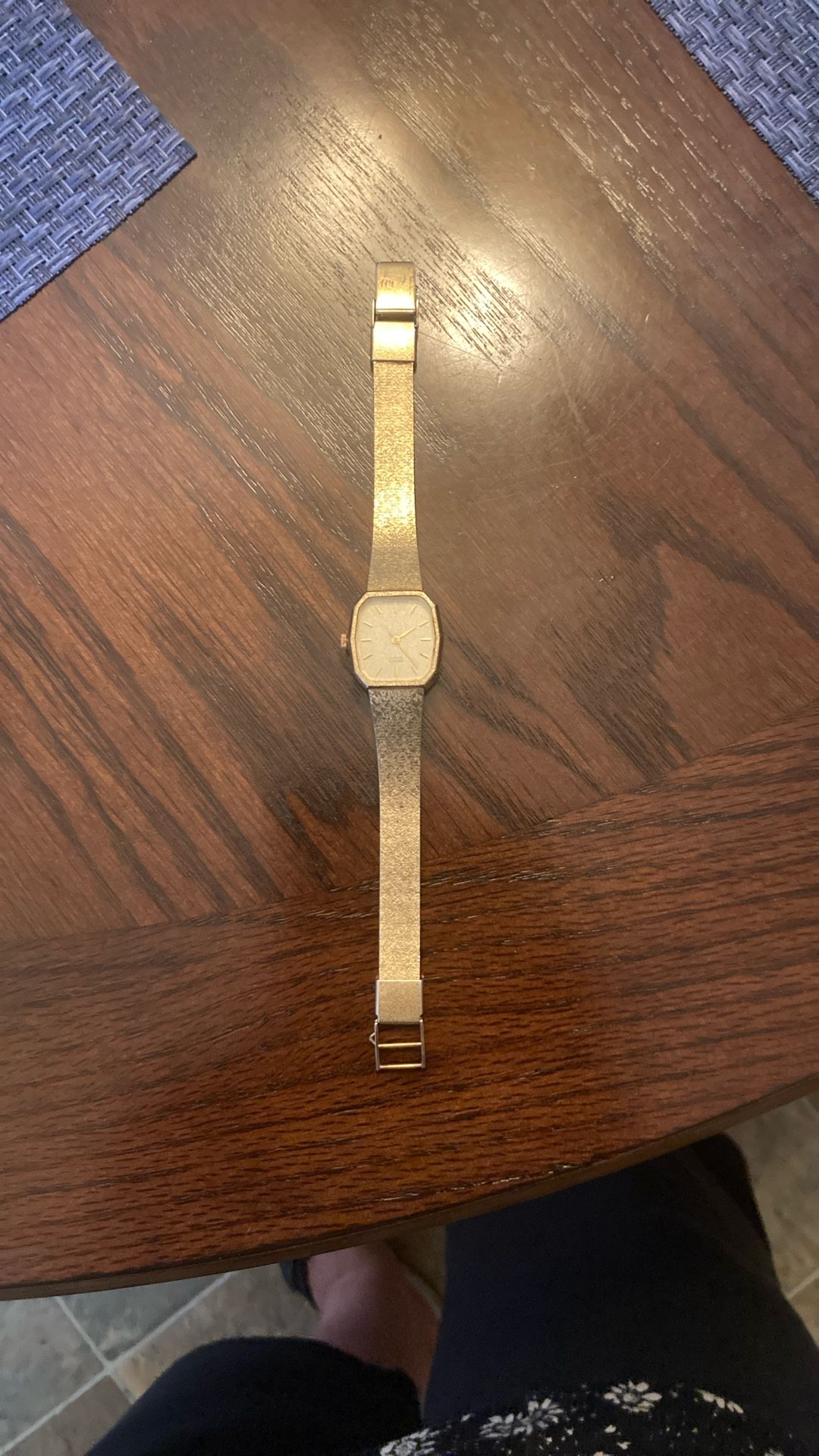 Vintage Seiko Gold Plated- New Battery 