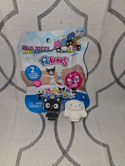 Hello Kitty Fig Bands Series 1 Cinnamon Roll & Chococat New Open Bag