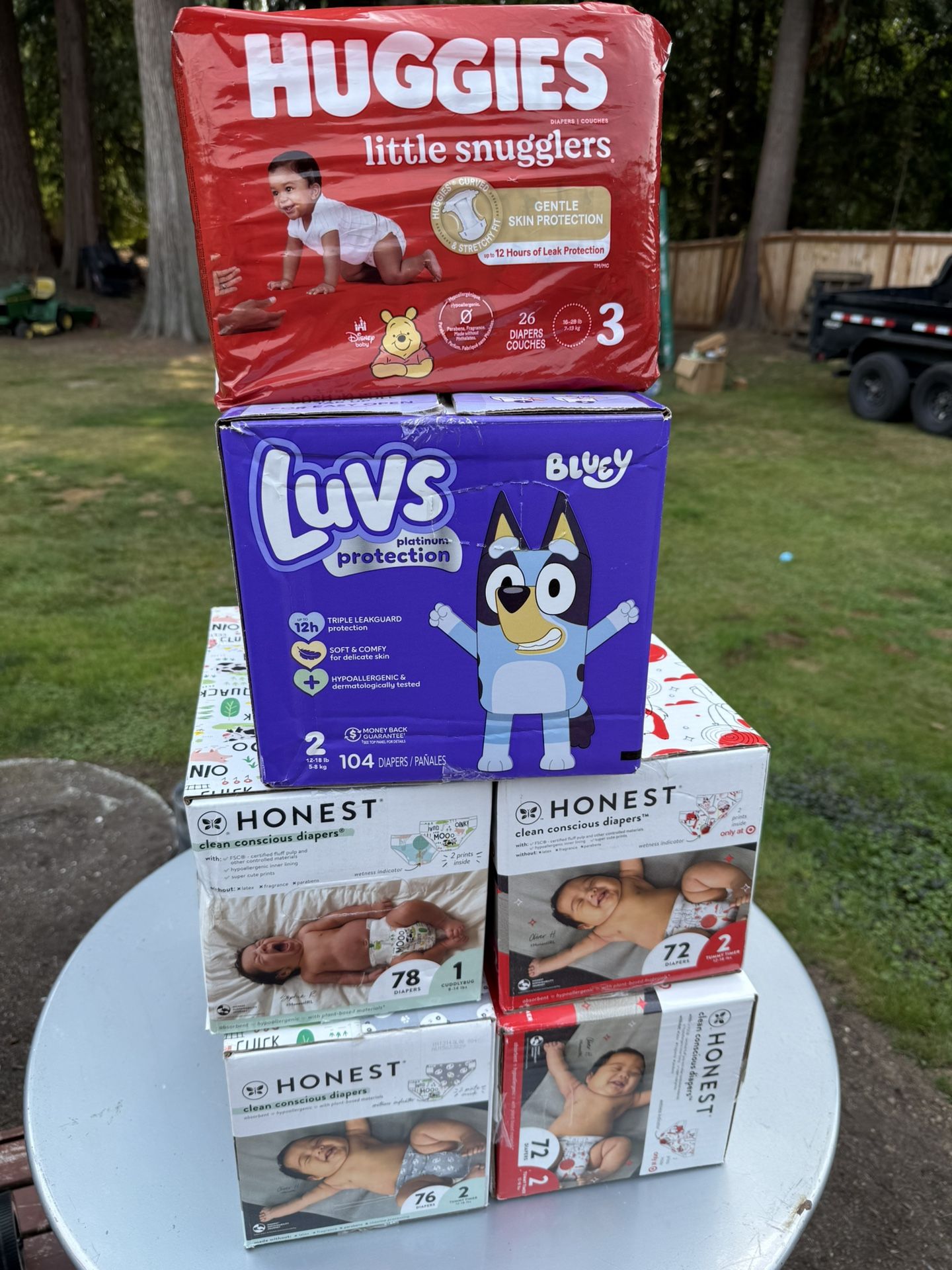 Diapers 1s, 2s, 3s
