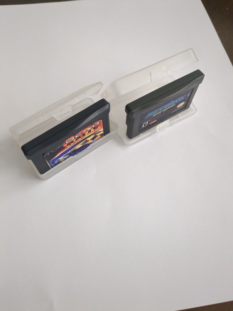 Top Gear Rally and Metroid reproductions gba