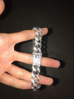 real silver bracelet