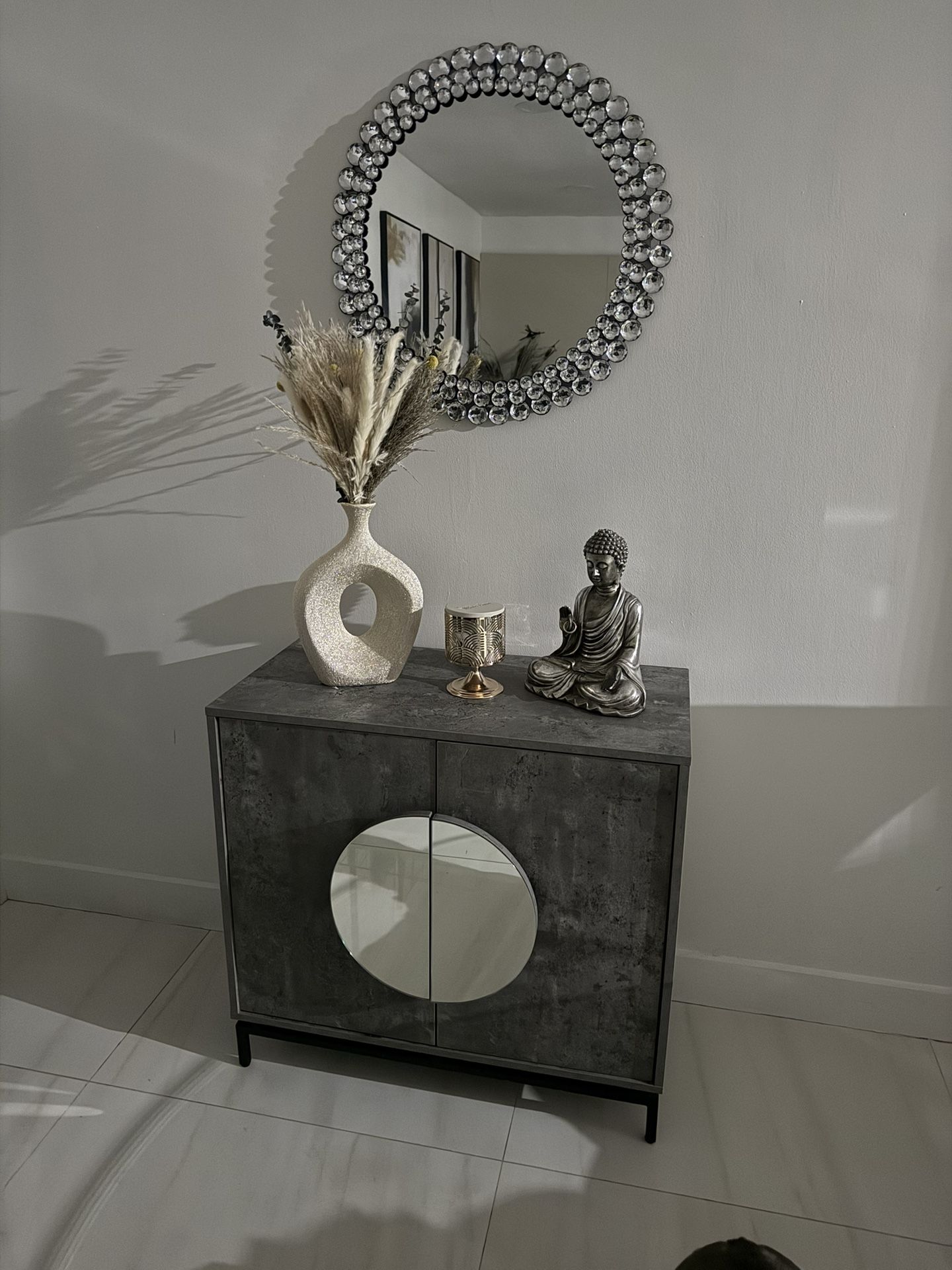 Bar Cabinet With Mirror