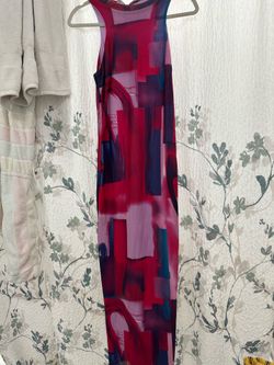 Red and blue dress/ medium