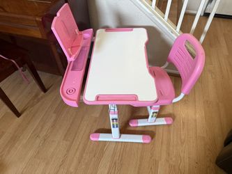 Pink Desk For Kids 