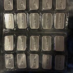 1 Ounce Silver Bars
