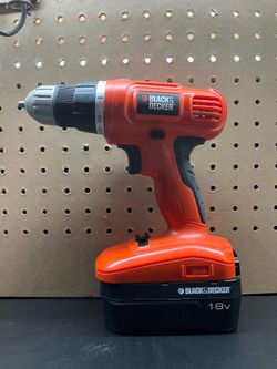 NEW Black & Decker 18V Drill & Battery (No Charger) / Taladro Nuevo (Sin Cargador)