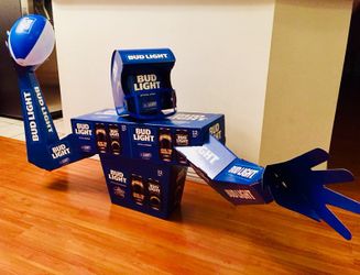Chargers Bud Light cardboard player