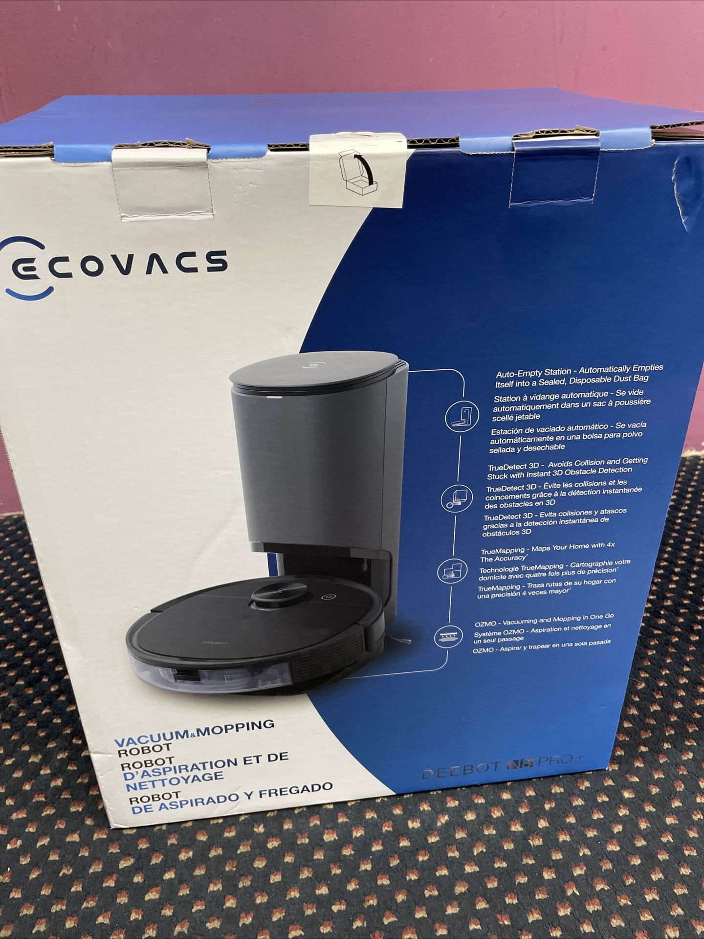 Ecovacs Deebot N8 Pro+ Robotic! Model DLN11 Ecovacs Deebot N8 Pro+ Robotic! Model DLN11