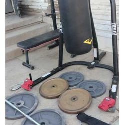 Weights,Heavybag,Bench