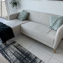 Beige Sofa 