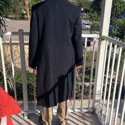 Navy Wool Coat Size 40